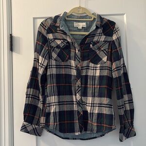 Vintage Havana Long Sleeve Button Up